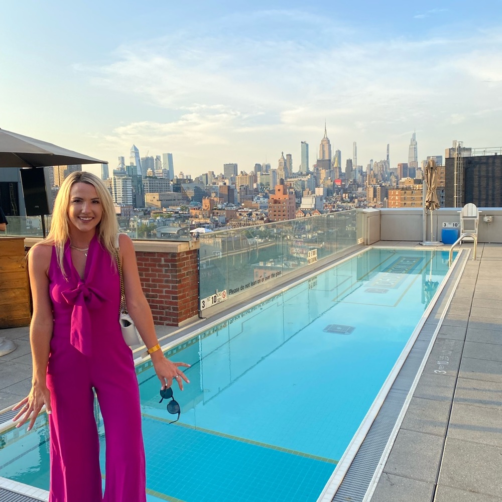 Trina Turk Magenta Jumpsuit